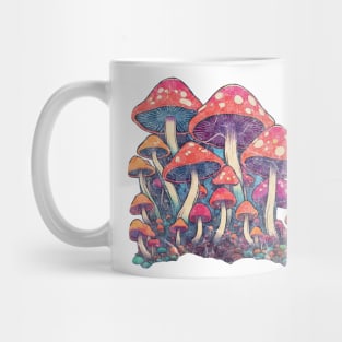 Vintage Mushrooms Mug